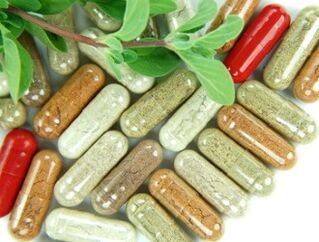 Treatment of genital diseases in men's dietary supplements