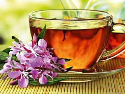 Fireweed tea can bring benefit and harm to the male body